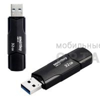 Флешка USB 32 Гб  Smartbuy  Clue  чёрный
