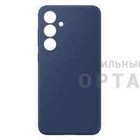 Чехол силикон COVER, бархатная подкладка в упаковке, Tecno Spark 40, синий