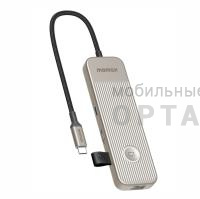 Переходник-хаб MOMAX ONELINK 8 in 1 mutil-funtion USB-C hub (DH18) Titanium Переходник-хаб MOMAX ONELINK 8 in 1 mutil-funtion USB-C hub (DH18) Titanium