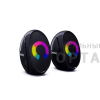 Акустическая система 2.0 SMARTBUY DRIVE 2, мощность 6 Вт, LED, черная (SBA-5650) (1/40)