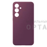 Чехол силикон COVER, бархатная подкладка в упаковке, Tecno Spark G03, фиолетовый