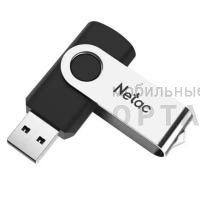 Флешка USB 8GB  Netac U505 чёрный/серебро