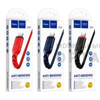 Кабель USB to Lightning HOCO X59 Victory, 1.0м, 2.4A,  чёрный