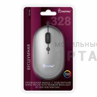 Мышь проводная Smartbuy 328 бесшумная с подсветкой, серый (1/40) Мышь проводная Smartbuy 328 бесшумная с подсветкой, серый (1/40)