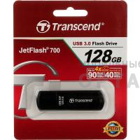 Флешка USB3.0 128 Гб Transcend  JetFlash 700  чёрный Флешка USB3.0 128 Гб Transcend  JetFlash 700  чёрный