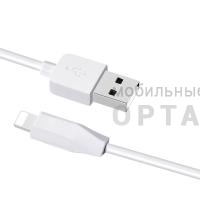Кабель USB to Lightning HOCO X1 Rapid, 2.0м, 2.4A,  белый