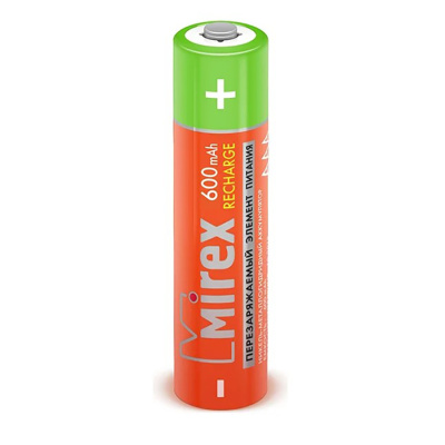 Аккумулятор Ni-MH Mirex HR03 / AAA 600mAh 1,2V 4 шт (4/40/200), ecopack
